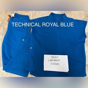 FIGS Technical Royal Blue Scrub Set- Rafaela